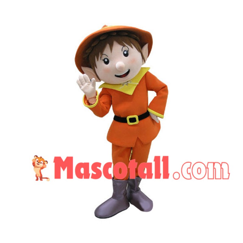The Conspicuous Elf Scarecrow Mascot Costume