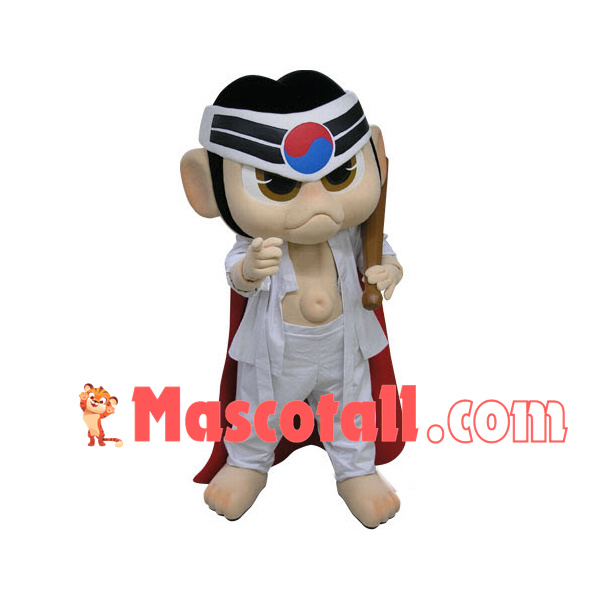 The Imposing Kendo Monkey Mascot Costume