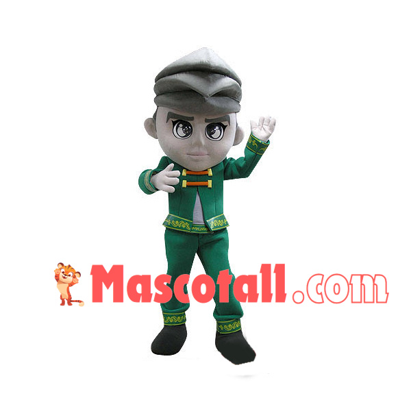 Handsome Tibetan Little Boy Mascot Costume