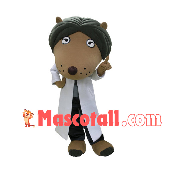 Mid-distribution Doctor Wolf Mascot Costume
