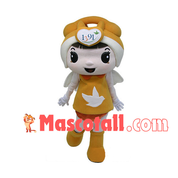 Angel Doll of Peace Dove Fund Mascot Costume