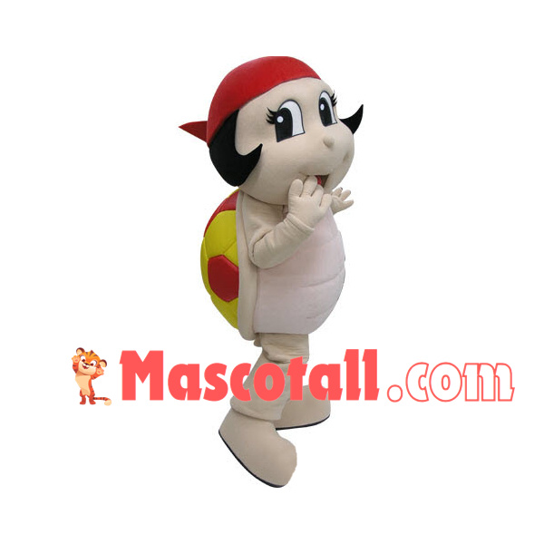 Lively Walking Turban Tortoise Mascot Costume
