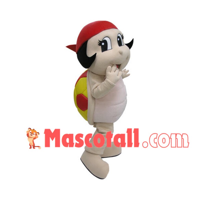 Lively Walking Turban Tortoise Mascot Costume