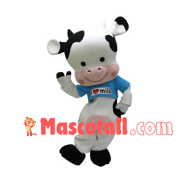 Joyful Cow of Dairy Brand Mascot Costume