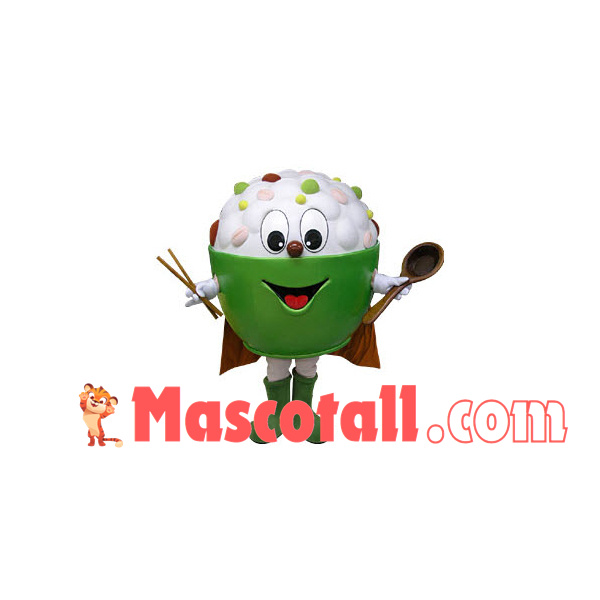 Full Bowl of Multigrain Rice Mascot Costume