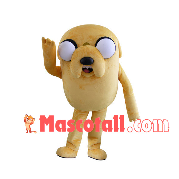 Blind Dog With White Eyeballs Mascot Costume