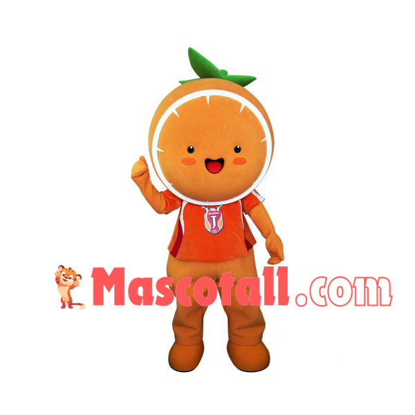 Orange Doll of The Supermarket Mascot Costume