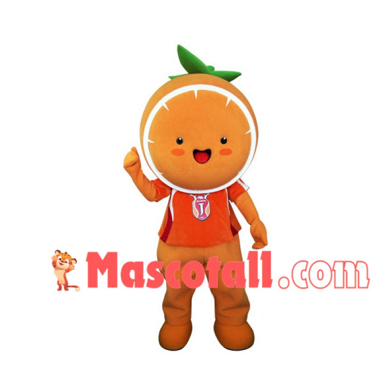 Orange Doll of The Supermarket Mascot Costume