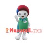 Red-blue Head Doll of Hope Project Mascot Costume