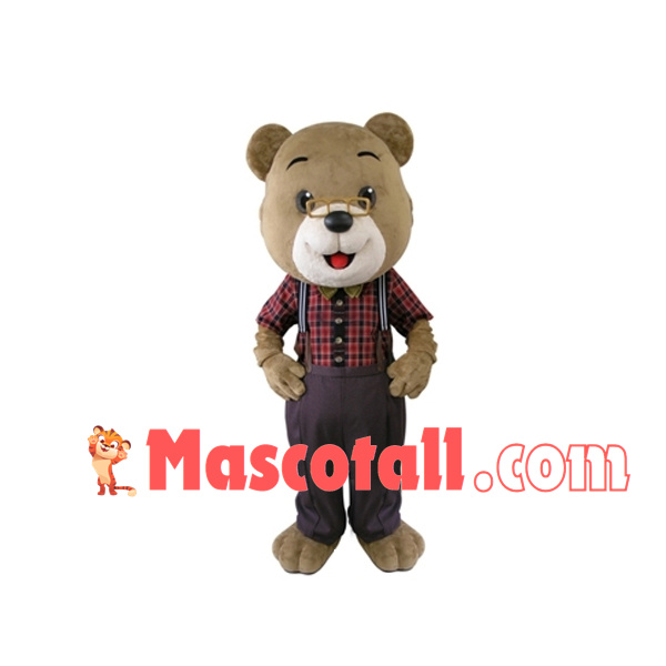 The Kind Manager Brown Bear Mascot Costume