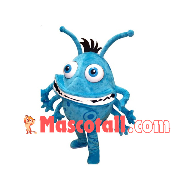 Enlarged Version of Bacterial Cell Mascot Costume