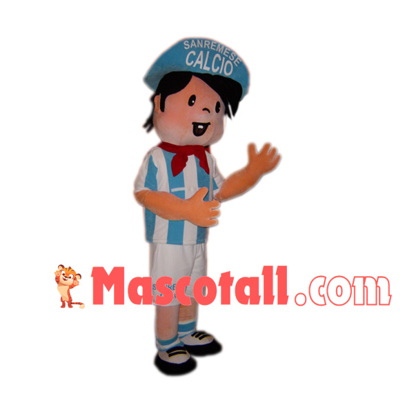 Sports Boy of Football Club Mascot Costume