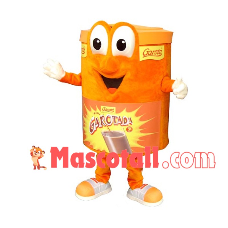 Canned Chocolate Milk Mascot Costume
