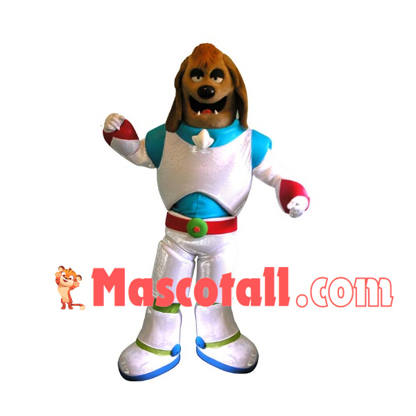 Fierce Space Brown Dog Mascot Costume