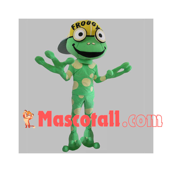Slender The Jumping Froggy Mascot Costume