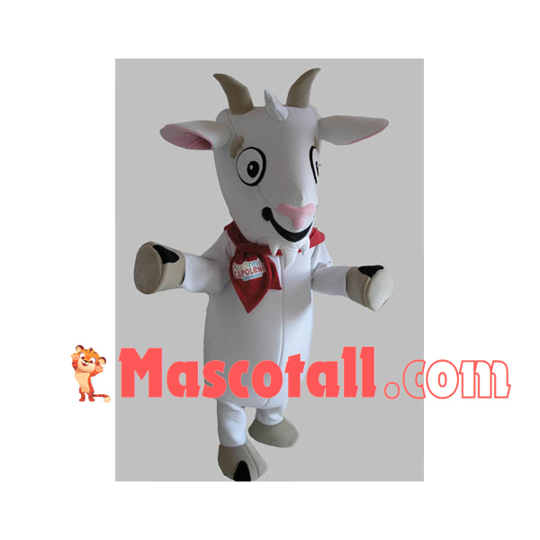 Marked Goat of The Farm Mascot Costume