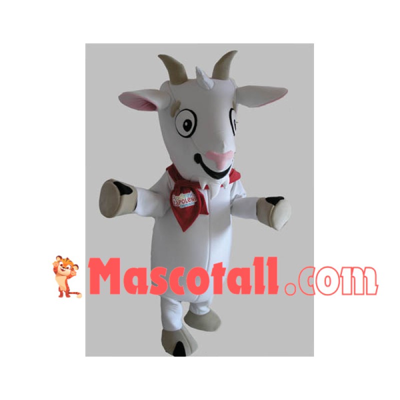 Marked Goat of The Farm Mascot Costume