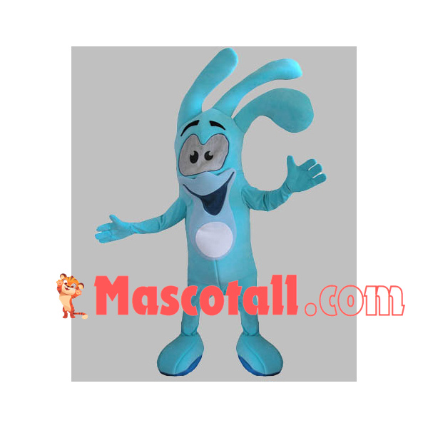 Blue Insulated Glove With Good Elasticity Mascot Costume