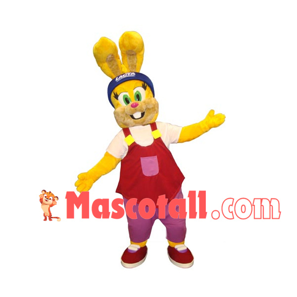 Milk Chocolate Brand Rabbit Mascot Costume