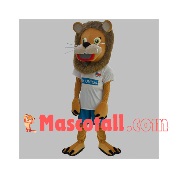 The Well-behaved Little Lion Mascot Costume
