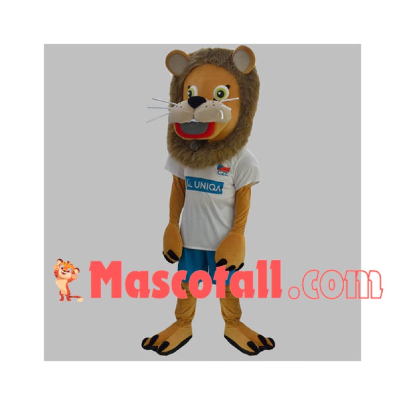 The Well-behaved Little Lion Mascot Costume