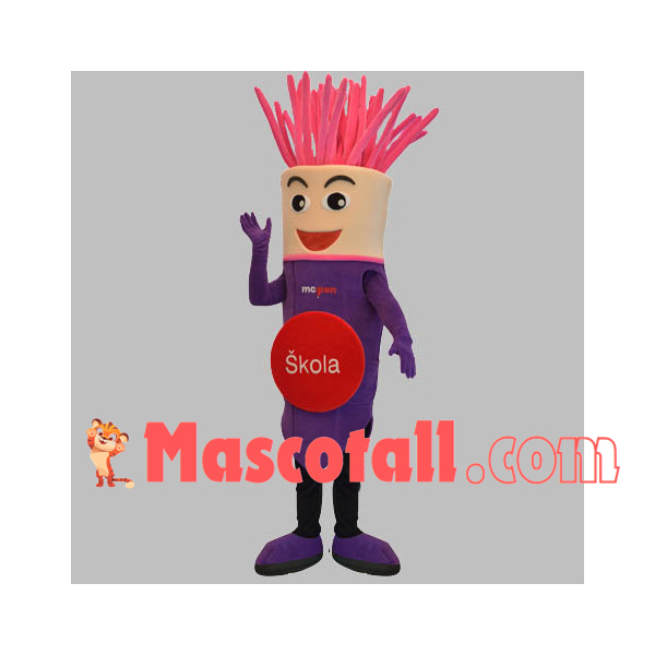 Cartoon Drawing Pencil Mascot Costume for School