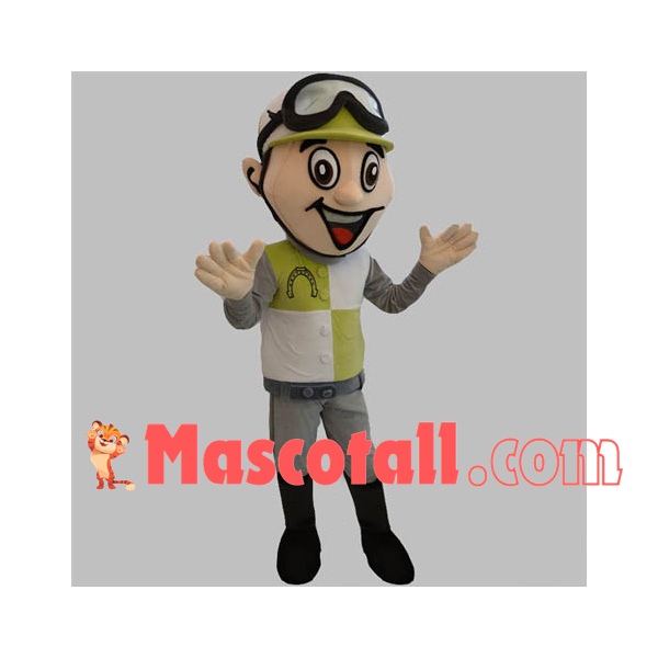 Chief Architect In The Jacket Mascot Costume