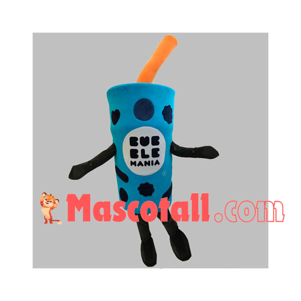 Convenient Juice Straw Cup Mascot Costume