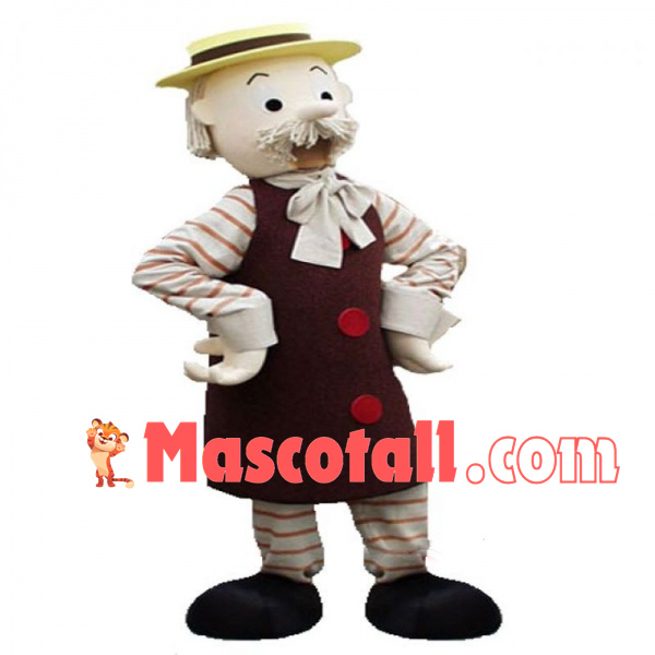 Muppet of Experienced Old Tailor Mascot Costume