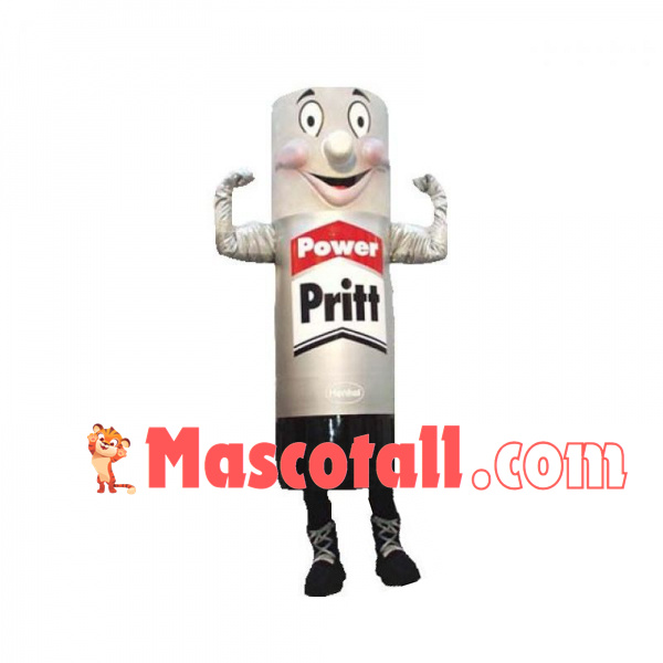 Power Solid Glue Mascot Costume For School