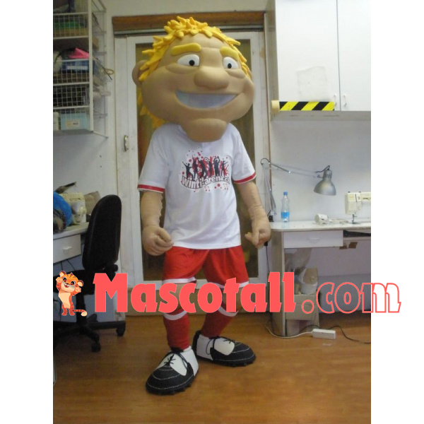 Excited Fan of The World Cup Mascot Costume