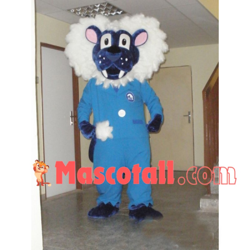 Honest Blue Lion of Freight Department Mascot Costume