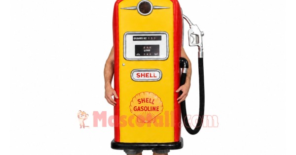 Shell Gasul Cartoon Shell Oil Gas Station Cartoon Mascot Costume