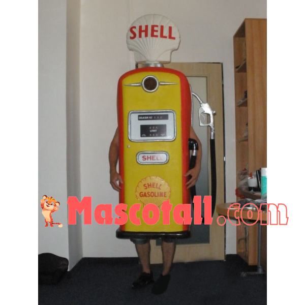 Shell Oil Gas Station Cartoon Mascot Costume