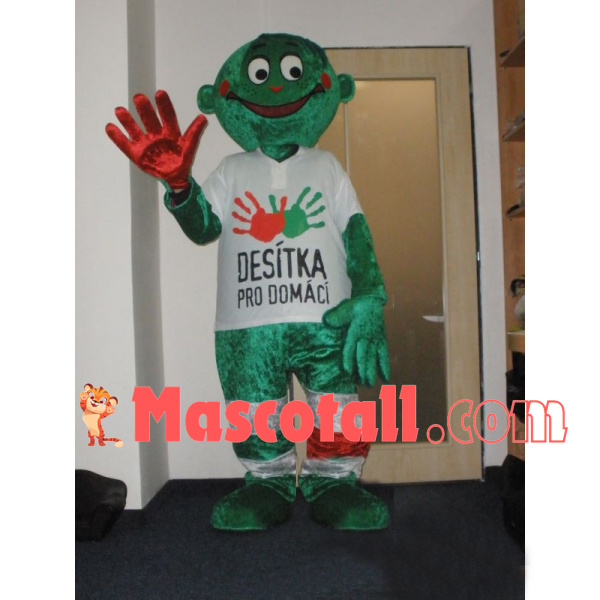 The Green Splendid Doll of Project Hope Mascot Costume