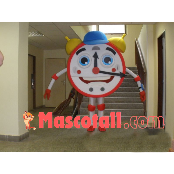 Smart Cartoon Alarm Clock Robot Mascot Costume