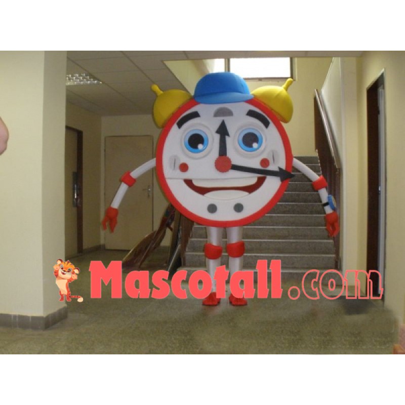 Smart Cartoon Alarm Clock Robot Mascot Costume