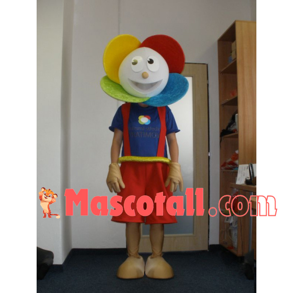 Multicolored Flower from Nature Foundation Mascot Costume