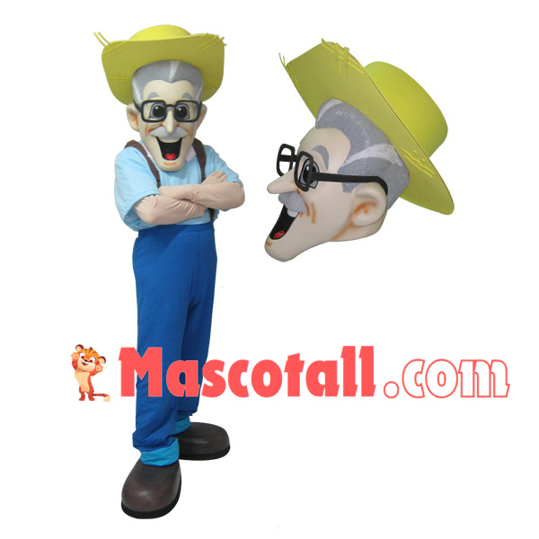The Harvest Fisherman Grandpa Mascot Costume