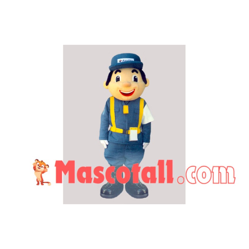 Frontier Guard Sticking to The Post Mascot Costume