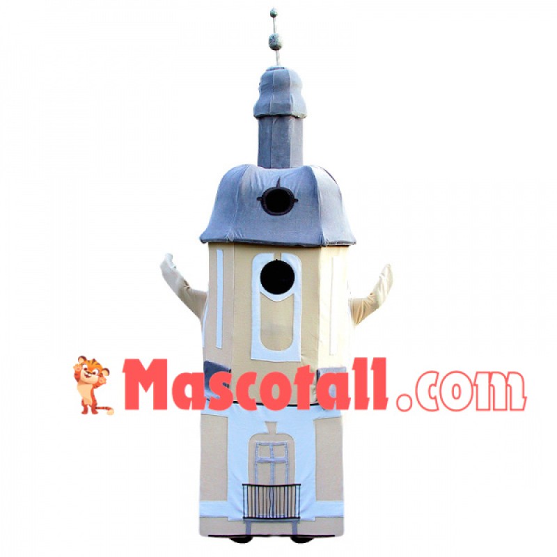 Blocked Stately Castle Mascot Costume