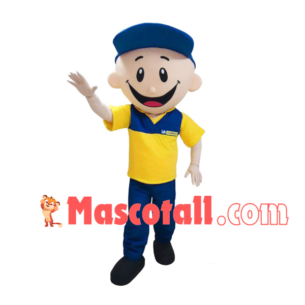 Logistics Boy of The Airport Mascot Costume