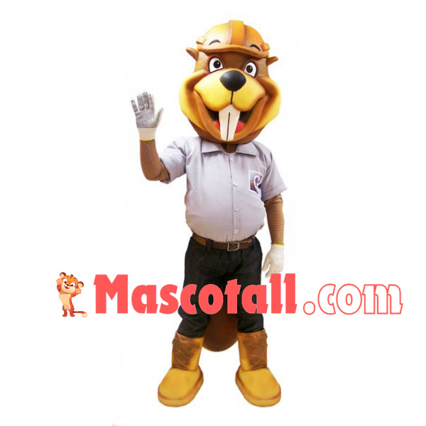 Overwatch Engineer Squirrel With Big Buck Teeth Mascot Costume