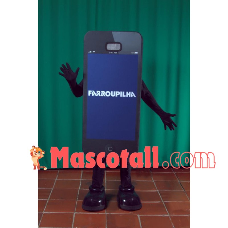 Updated Version of Touch Screen Phone Mascot Costume
