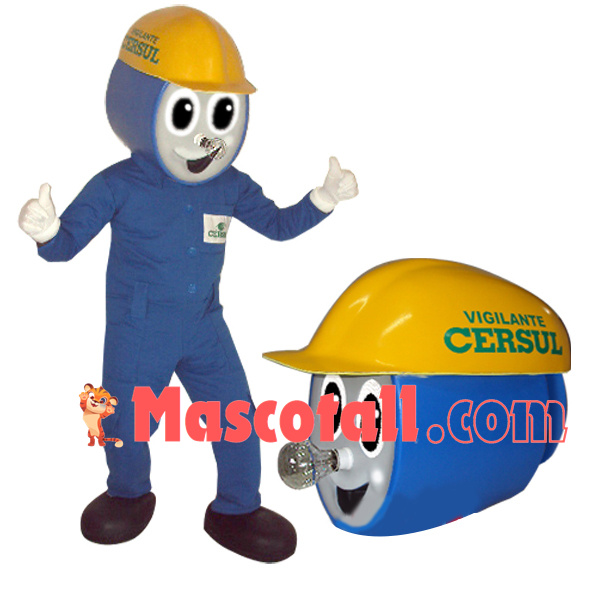 The Illuminating Searchlight of Security Council Mascot Costume