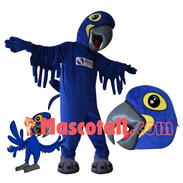 Detailed Parrot of Secure Communication Mascot Costume