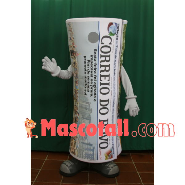Brazil First Published Newspaper Mascot Costume