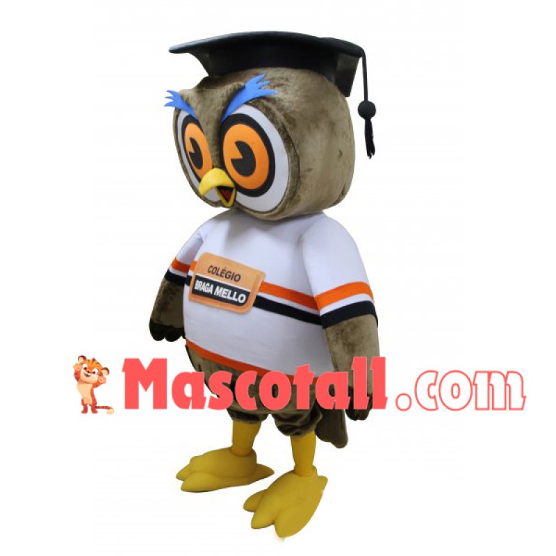 The Knowledgeable Doctor Owl Mascot Costume