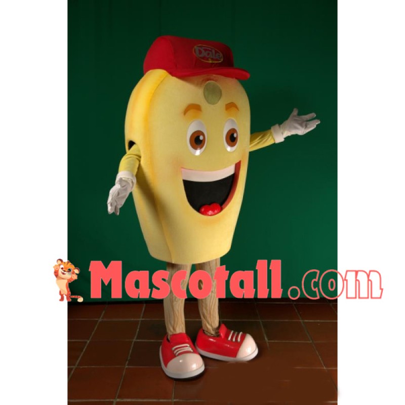 Yellow Capacitor of Electronic Component Mascot Costume