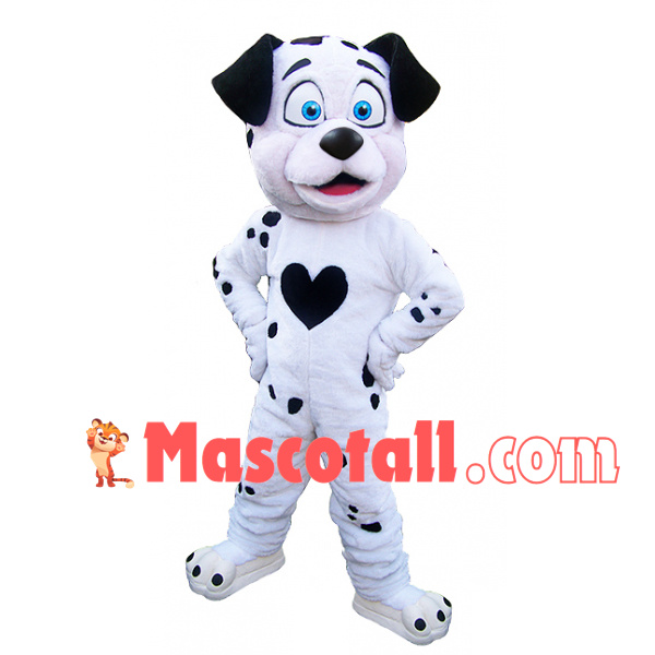 Loving Dalmatian With Drooping Ears Mascot Costume